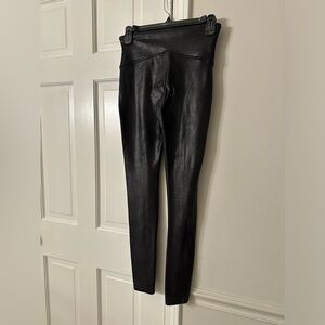 Spanx leather look leggings